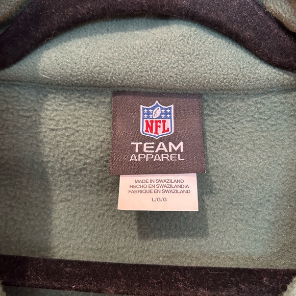 NY Jets Zippered Green Fleece Jacket - Picture 3 of 3